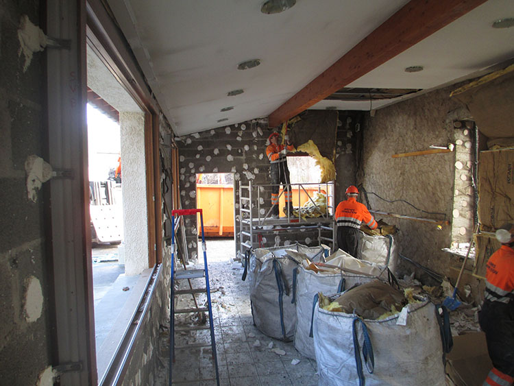 Déconstruction intérieure avant réhabilitation Épinal