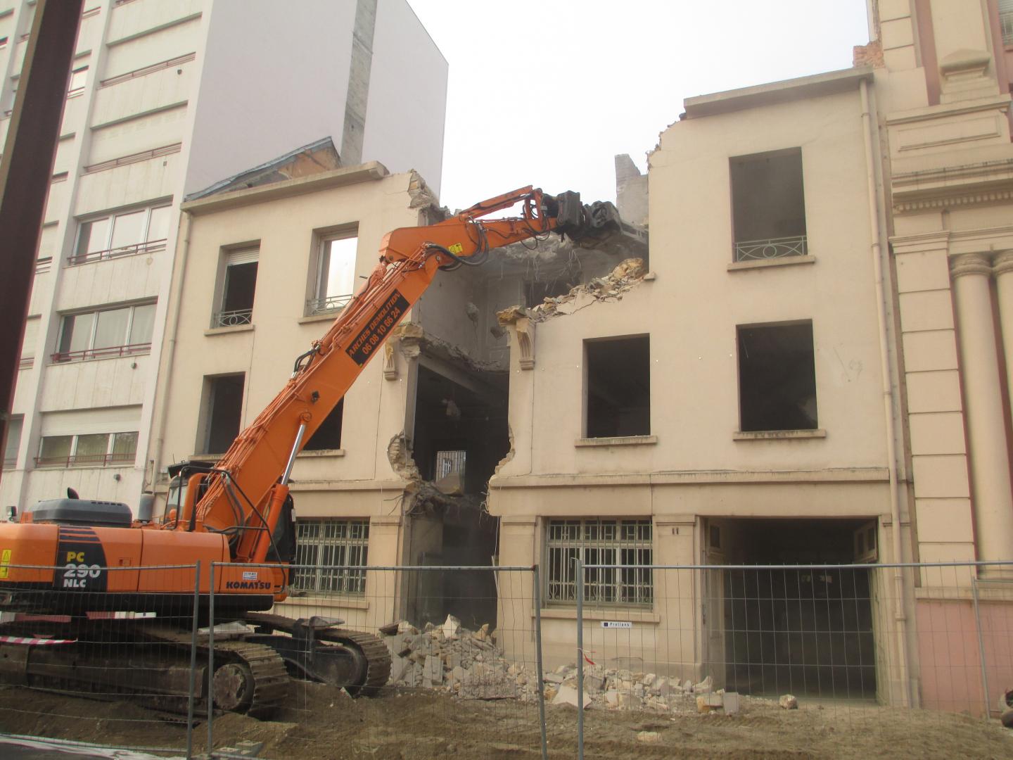 Déconstruction en milieu urbain Épinal